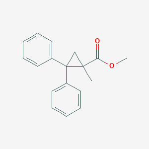 molecular formula C18H18O2 B4968242 methyl 1-methyl-2,2-diphenylcyclopropanecarboxylate CAS No. 6975-21-9