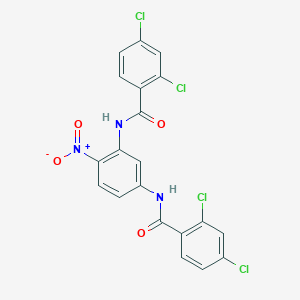 N,N'-(4-nitro-1,3-phenylene)bis(2,4-dichlorobenzamide)