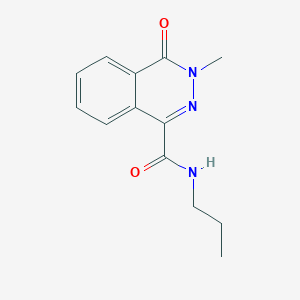 3-methyl-4-oxo-N-propylphthalazine-1-carboxamide
