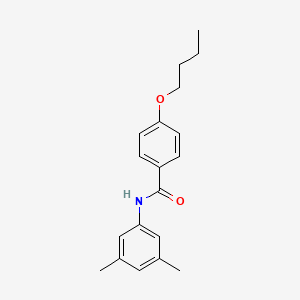 molecular formula C19H23NO2 B4968384 4-butoxy-N-(3,5-dimethylphenyl)benzamide 