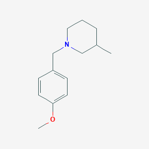 molecular formula C14H21NO B4968506 1-(4-methoxybenzyl)-3-methylpiperidine 