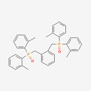 molecular formula C36H36O2P2 B4968574 [1,2-phenylenebis(methylene)]bis[bis(2-methylphenyl)phosphine] dioxide 