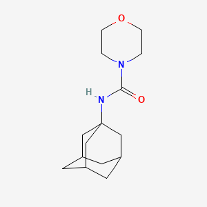 molecular formula C15H24N2O2 B4968629 N-1-adamantyl-4-morpholinecarboxamide 