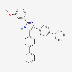 4,5-di-4-biphenylyl-2-(3-methoxyphenyl)-1H-imidazole