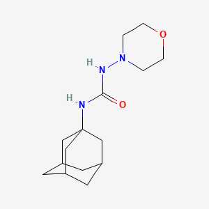molecular formula C15H25N3O2 B4968844 N-1-adamantyl-N'-4-morpholinylurea 
