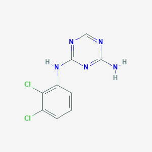 molecular formula C9H7Cl2N5 B4968876 N-(2,3-dichlorophenyl)-1,3,5-triazine-2,4-diamine 