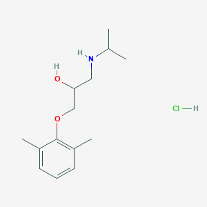 molecular formula C14H24ClNO2 B4968936 1-(2,6-dimethylphenoxy)-3-(isopropylamino)-2-propanol hydrochloride CAS No. 93933-74-5