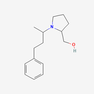 molecular formula C15H23NO B4969042 [1-(1-methyl-3-phenylpropyl)-2-pyrrolidinyl]methanol 
