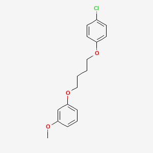 molecular formula C17H19ClO3 B4969167 1-Chloro-4-[4-(3-methoxyphenoxy)butoxy]benzene 