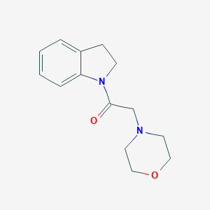 molecular formula C14H18N2O2 B496918 1-(4-Morpholinylacetyl)indoline 
