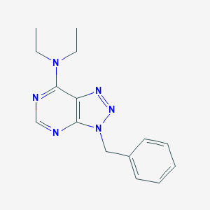 molecular formula C15H18N6 B496923 3-benzyl-N,N-diethyl-3H-[1,2,3]triazolo[4,5-d]pyrimidin-7-amine 