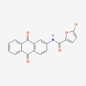 molecular formula C19H10BrNO4 B4969322 5-bromo-N-(9,10-dioxo-9,10-dihydro-2-anthracenyl)-2-furamide 