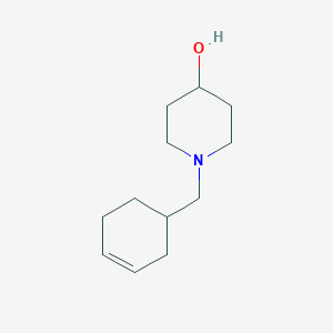 molecular formula C12H21NO B4969341 1-(3-cyclohexen-1-ylmethyl)-4-piperidinol 
