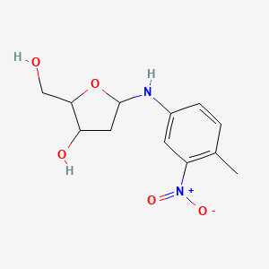 2-deoxy-N-(4-methyl-3-nitrophenyl)-alpha-D-erythro-pentofuranosylamine