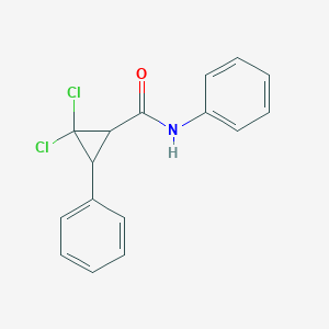2,2-dichloro-N,3-diphenylcyclopropanecarboxamide
