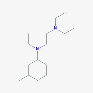 molecular formula C15H32N2 B4969514 N,N,N'-triethyl-N'-(3-methylcyclohexyl)-1,2-ethanediamine 