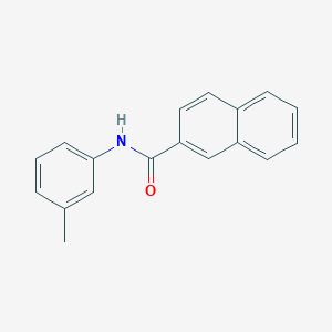 molecular formula C18H15NO B496969 N-(3-methylphenyl)-2-naphthamide 