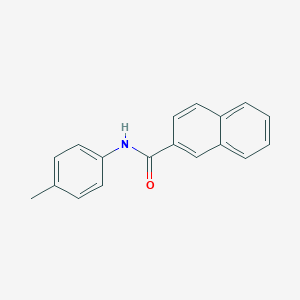molecular formula C18H15NO B496970 N-(4-methylphenyl)naphthalene-2-carboxamide 