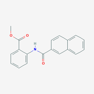 molecular formula C19H15NO3 B496978 Methyl 2-(2-naphthoylamino)benzoate 