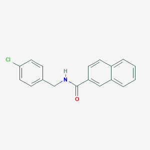 molecular formula C18H14ClNO B496979 N-(4-Chlorobenzyl)-2-naphthamide 