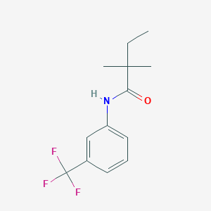 2,2-dimethyl-N-[3-(trifluoromethyl)phenyl]butanamide