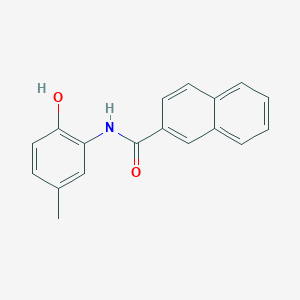 molecular formula C18H15NO2 B496984 N-(2-hydroxy-5-methylphenyl)-2-naphthamide 