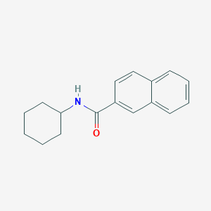 molecular formula C17H19NO B496985 N-cyclohexylnaphthalene-2-carboxamide 