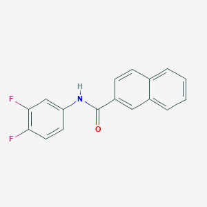N-(3,4-difluorophenyl)naphthalene-2-carboxamide