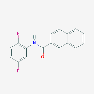 molecular formula C17H11F2NO B496991 N-(2,5-difluorophenyl)-2-naphthamide 