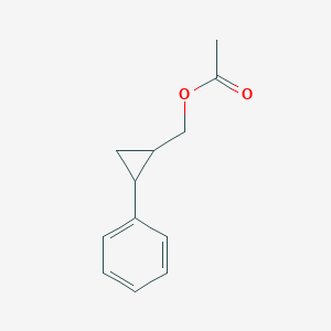 molecular formula C12H14O2 B4969929 (2-phenylcyclopropyl)methyl acetate 