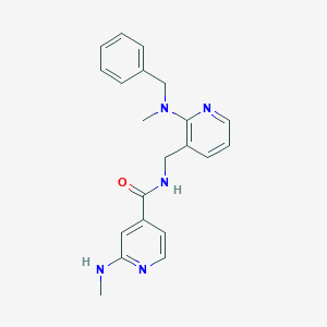N-({2-[benzyl(methyl)amino]-3-pyridinyl}methyl)-2-(methylamino)isonicotinamide