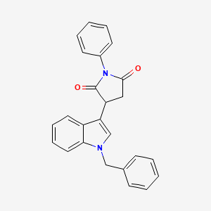 molecular formula C25H20N2O2 B4969981 3-(1-benzyl-1H-indol-3-yl)-1-phenyl-2,5-pyrrolidinedione 