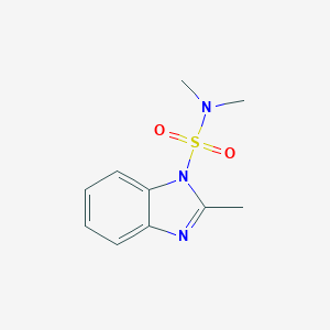 molecular formula C10H13N3O2S B497009 N,N,2-trimethyl-1H-benzimidazole-1-sulfonamide 