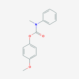 molecular formula C15H15NO3 B497011 4-Methoxyphenyl methyl(phenyl)carbamate CAS No. 539805-76-0