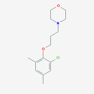 molecular formula C15H22ClNO2 B4970124 4-[3-(2-chloro-4,6-dimethylphenoxy)propyl]morpholine 