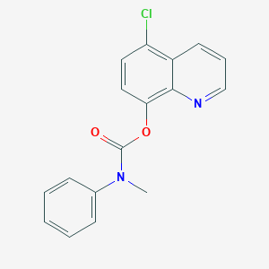 5-Chloro-8-quinolinyl methyl(phenyl)carbamate