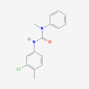 molecular formula C15H15ClN2O B497020 3-(3-Chloro-4-methylphenyl)-1-methyl-1-phenylurea CAS No. 501105-02-8