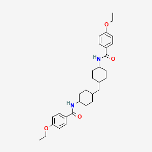 molecular formula C31H42N2O4 B4970274 N,N'-(methylenedi-4,1-cyclohexanediyl)bis(4-ethoxybenzamide) 