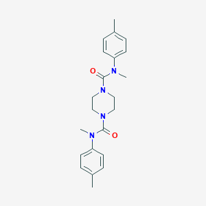 N~1~,N~4~-dimethyl-N~1~,N~4~-bis(4-methylphenyl)-1,4-piperazinedicarboxamide