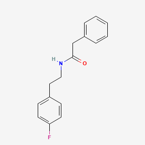 molecular formula C16H16FNO B4970343 N-[2-(4-fluorophenyl)ethyl]-2-phenylacetamide 