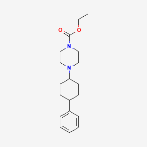 Ethyl 4-(4-phenylcyclohexyl)piperazine-1-carboxylate