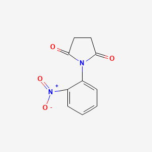 molecular formula C10H8N2O4 B4970368 1-(2-nitrophenyl)-2,5-pyrrolidinedione CAS No. 18377-52-1