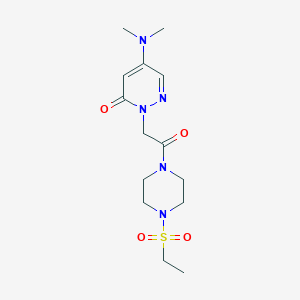 5-(dimethylamino)-2-{2-[4-(ethylsulfonyl)-1-piperazinyl]-2-oxoethyl}-3(2H)-pyridazinone