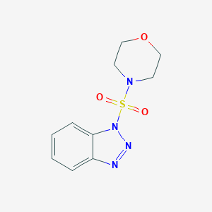 molecular formula C10H12N4O3S B497044 1-(4-morpholinylsulfonyl)-1H-1,2,3-benzotriazole CAS No. 712345-35-2