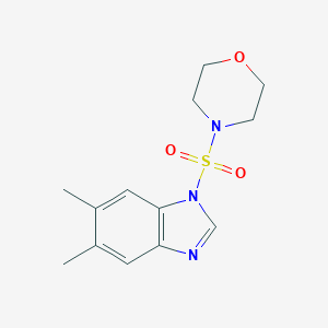 5,6-dimethyl-1-(4-morpholinylsulfonyl)-1H-benzimidazole
