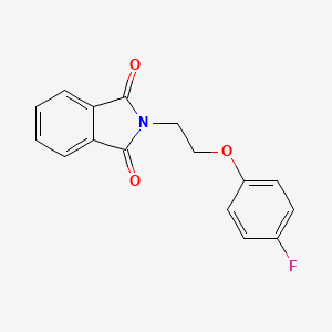 molecular formula C16H12FNO3 B4970473 2-[2-(4-fluorophenoxy)ethyl]-1H-isoindole-1,3(2H)-dione 