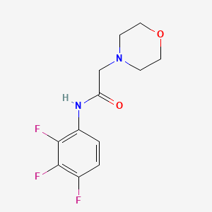 2-(4-morpholinyl)-N-(2,3,4-trifluorophenyl)acetamide