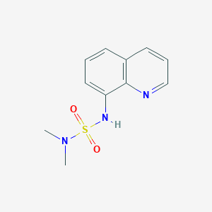 molecular formula C11H13N3O2S B497050 N,N-dimethyl-N'-(8-quinolinyl)sulfamide CAS No. 927639-40-5