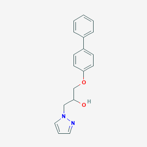 1-([1,1'-biphenyl]-4-yloxy)-3-(1H-pyrazol-1-yl)-2-propanol