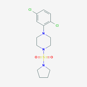 1-(2,5-Dichlorophenyl)-4-(1-pyrrolidinylsulfonyl)piperazine